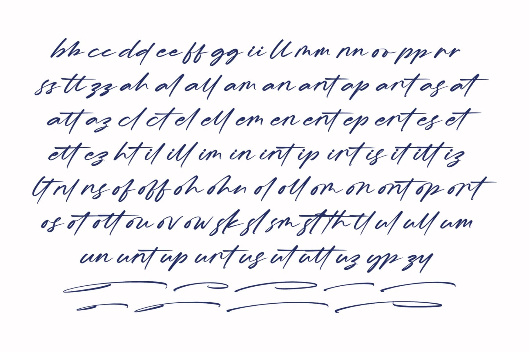 Preview 17 for Reliska Bondes - Modern Signature Font