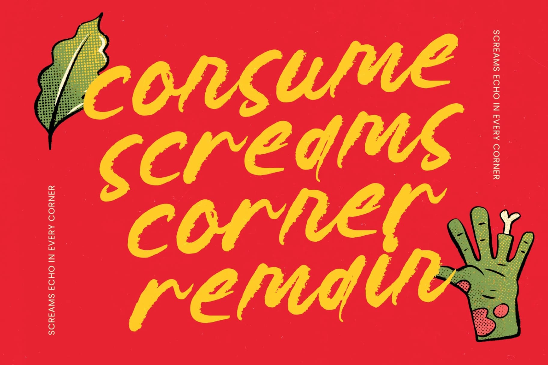 Preview 9 for Hunger Bloods - Bold Brush Script