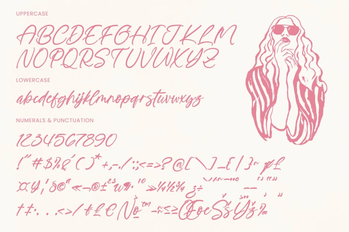 Jenita Cutes - Bold Handwritten Font font preview 13