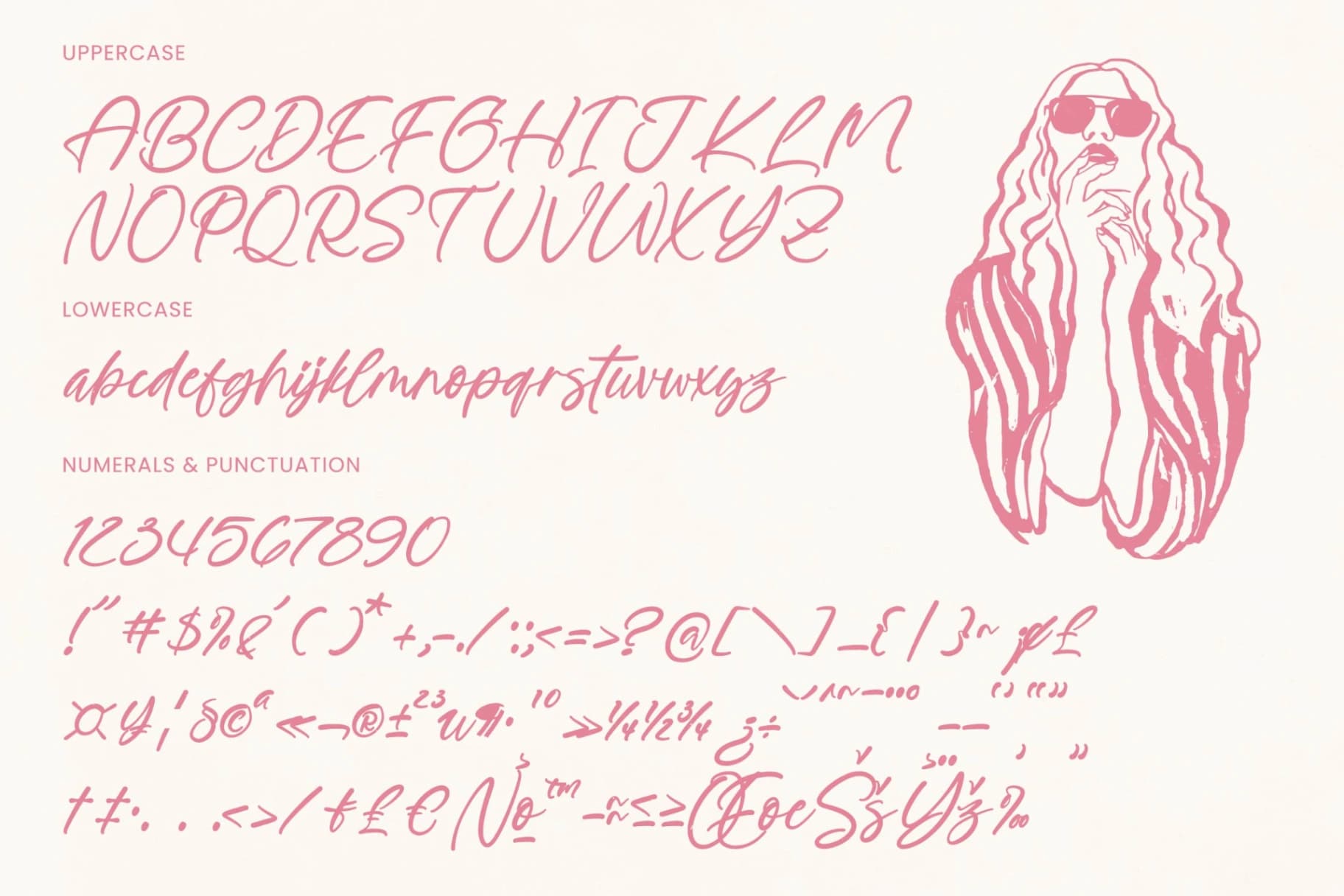 Preview 13 for Jenita Cutes - Bold Handwritten Font