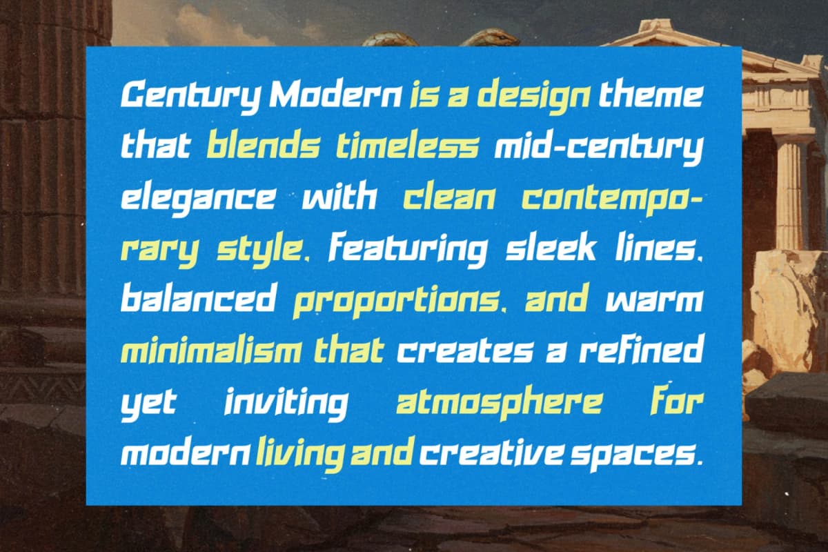Preview 6 for Gearmoff - Modern Sans Serif Display