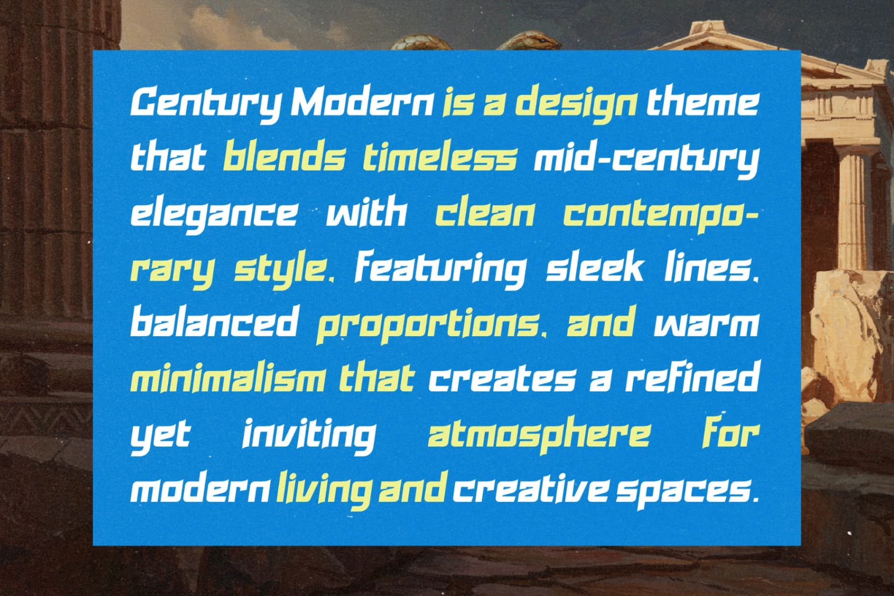 Preview 6 for Gearmoff - Modern Sans Serif Display
