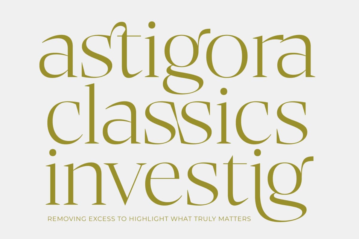 Bigest Karath - Thin Serif Display font preview 3