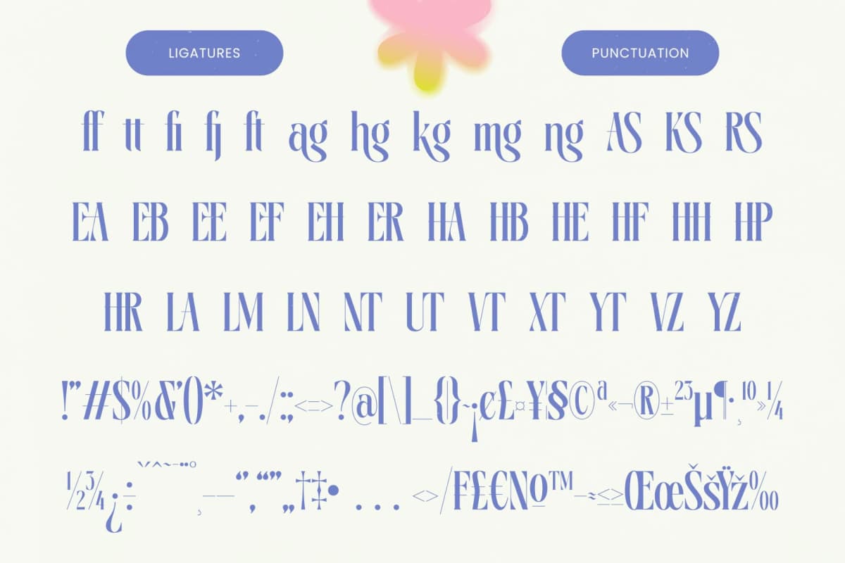 Ragitan - Bold Tall Serif Display font preview 17