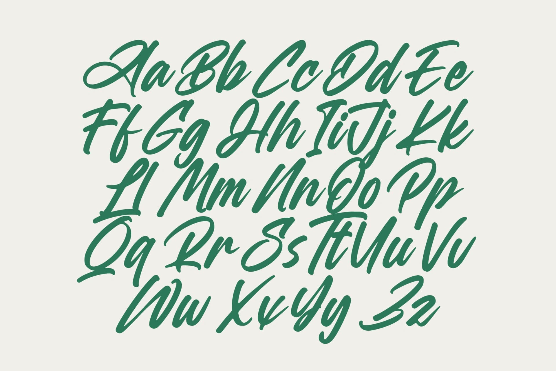 Preview 13 for Heighaps Wastone – Modern Brush Font