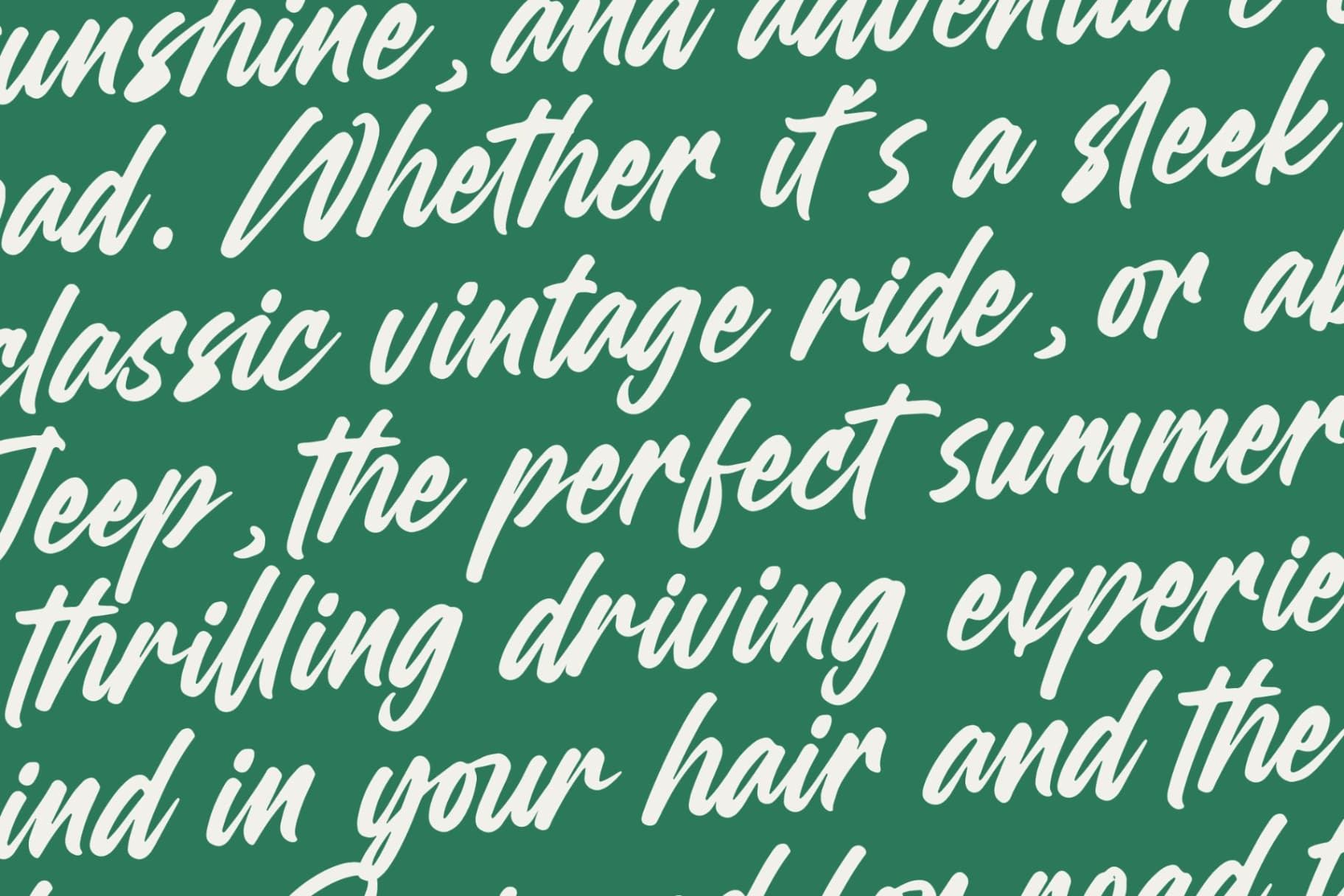 Preview 10 for Heighaps Wastone – Modern Brush Font