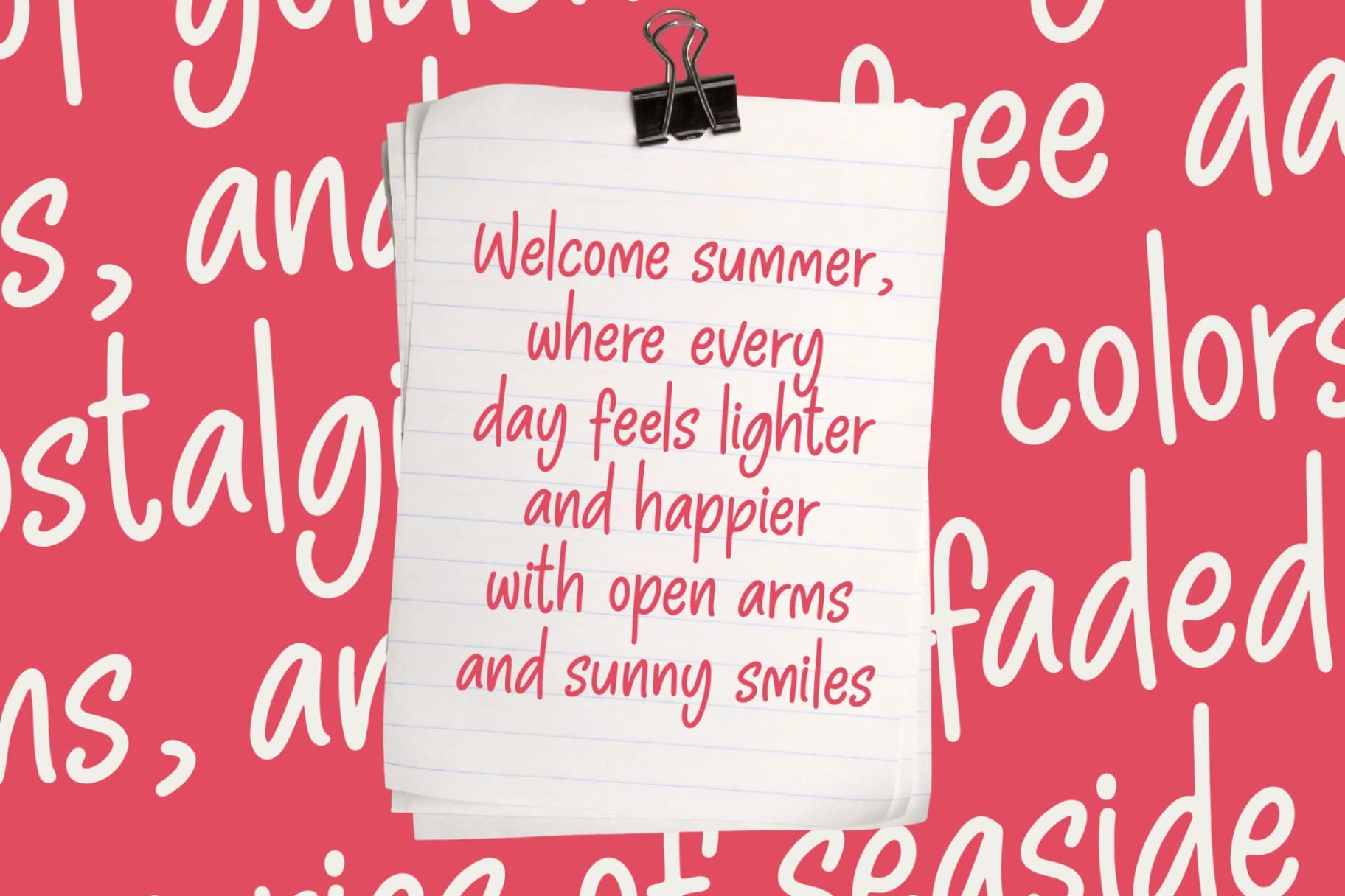 Preview 12 for Pinky Doodle – Natural Handwritten Font