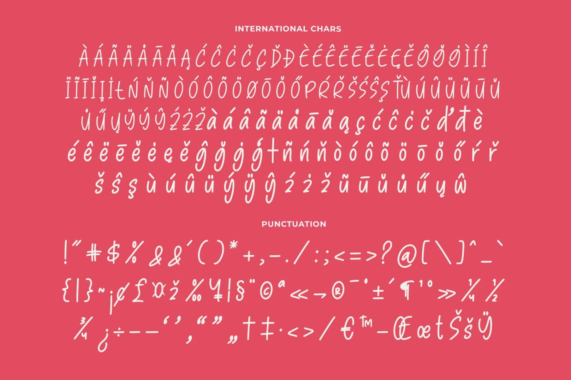 Preview 18 for Pinky Doodle – Natural Handwritten Font