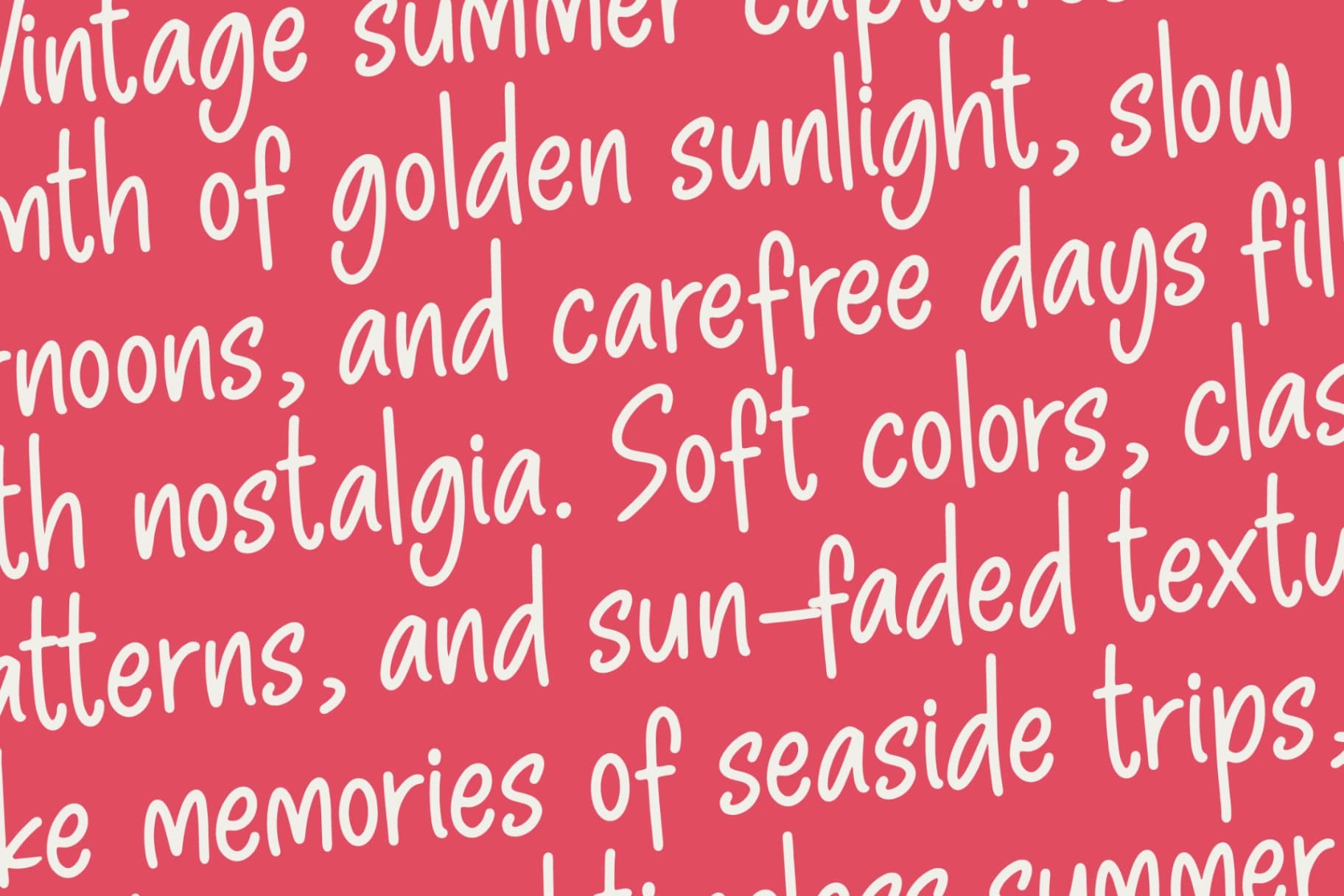 Preview 14 for Pinky Doodle – Natural Handwritten Font