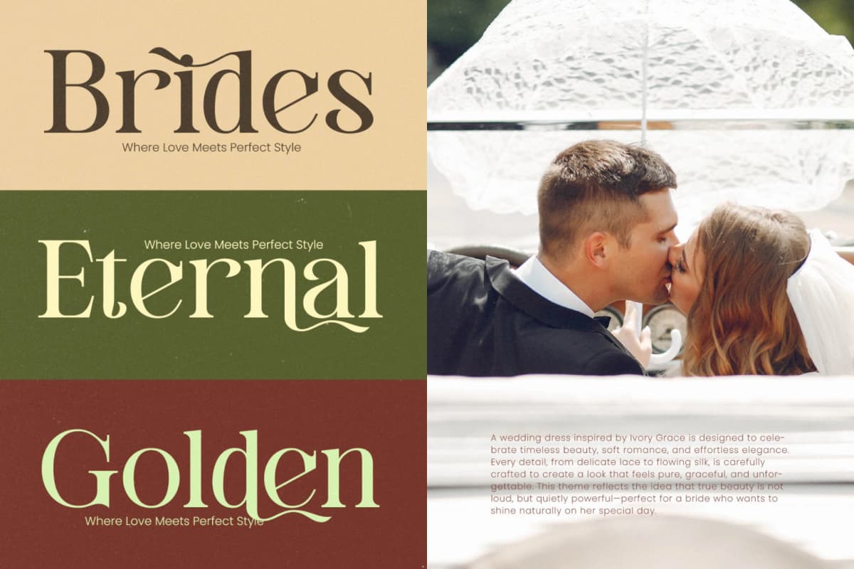 Montague Westfield - Serif Vintage font preview 5
