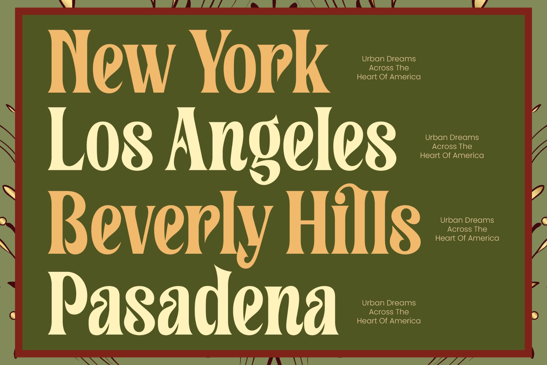 Preview 10 for Cahileros - Bold Retro Display Serif