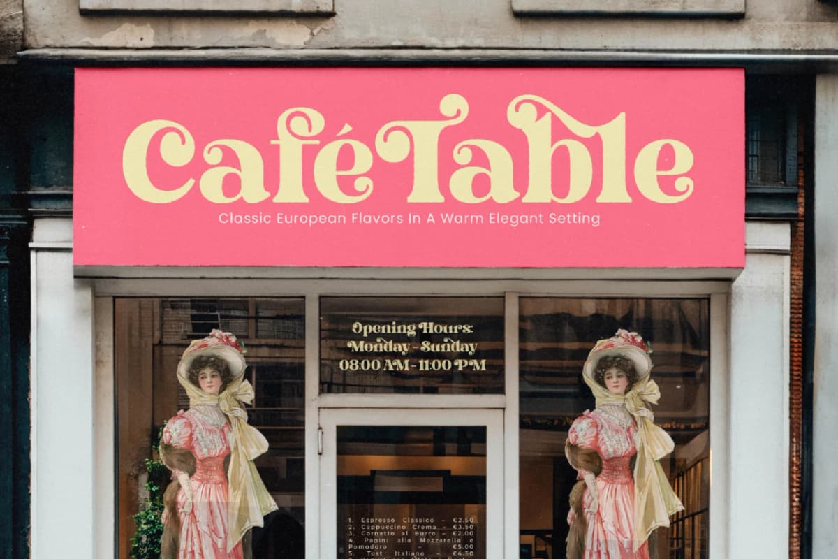 Dream Shine - Playful Vintage Serif font preview 3