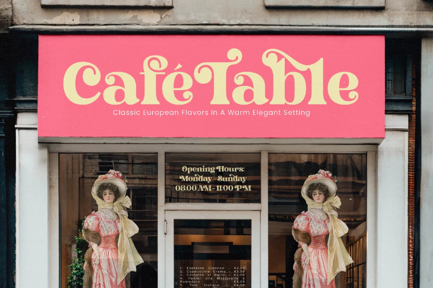 Preview 3 for Dream Shine - Playful Vintage Serif