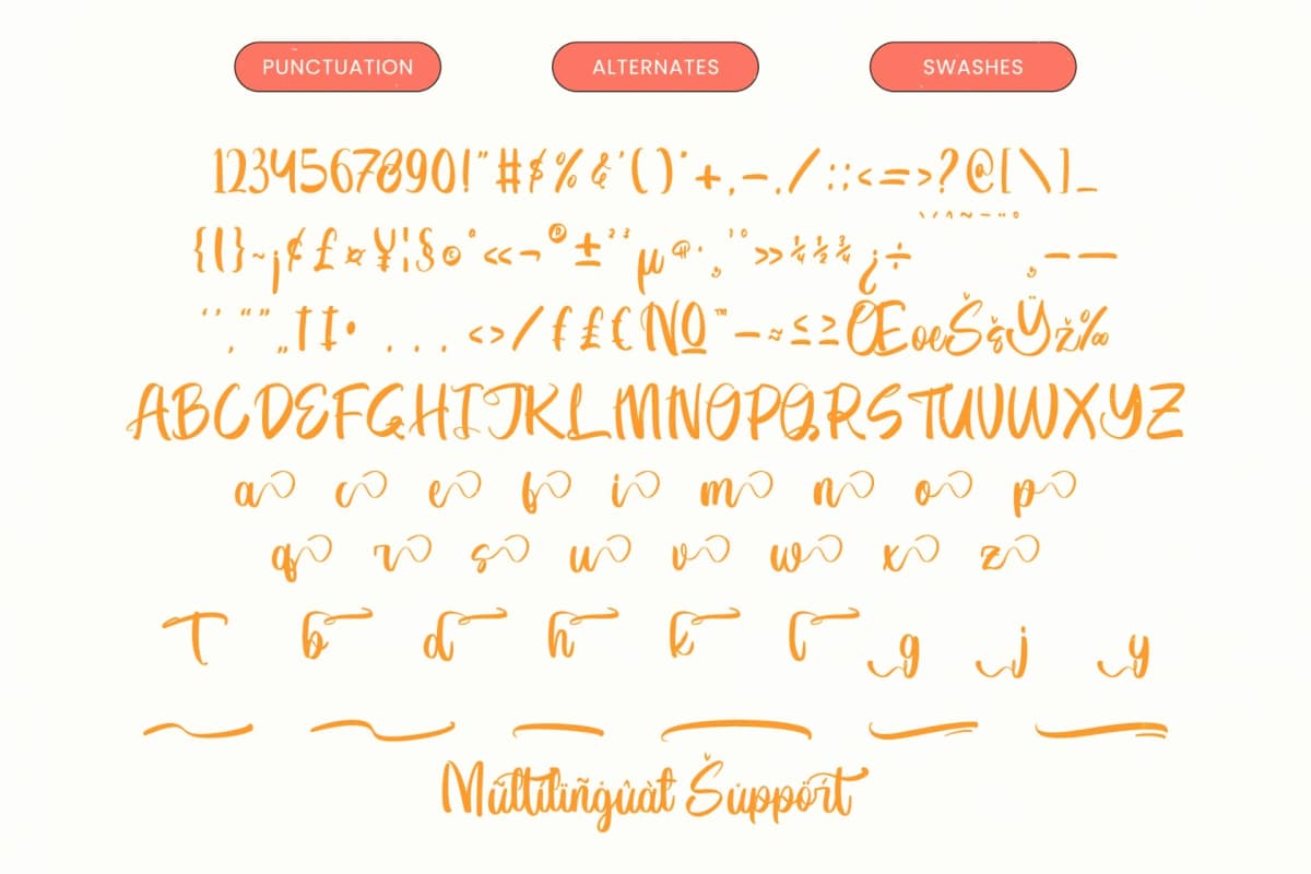 Monday Beachnes - Bold Handwritten font preview 19