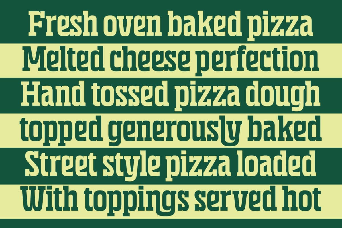 Grafik - Condensed Slab Serif font preview 5
