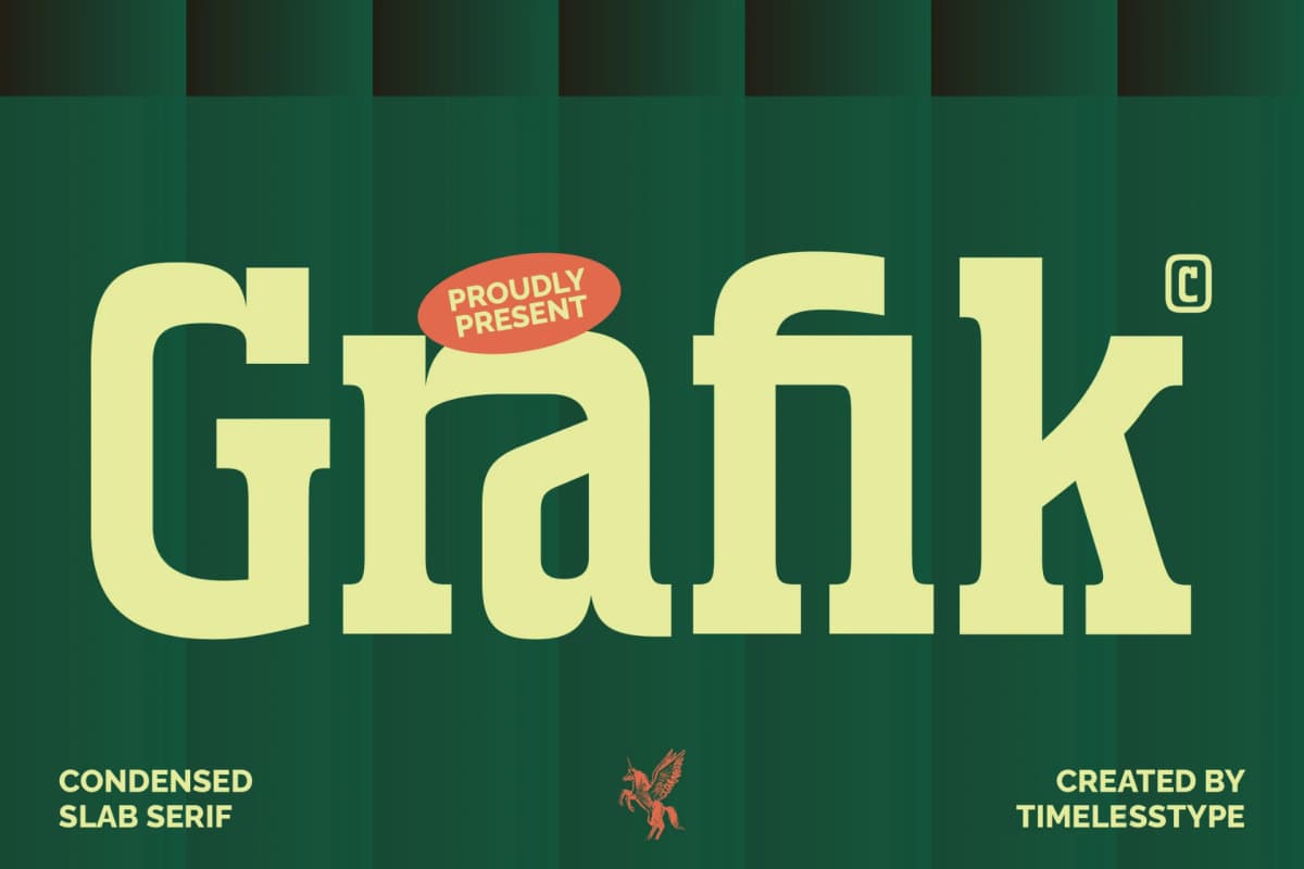 Preview 1 for Grafik - Condensed Slab Serif
