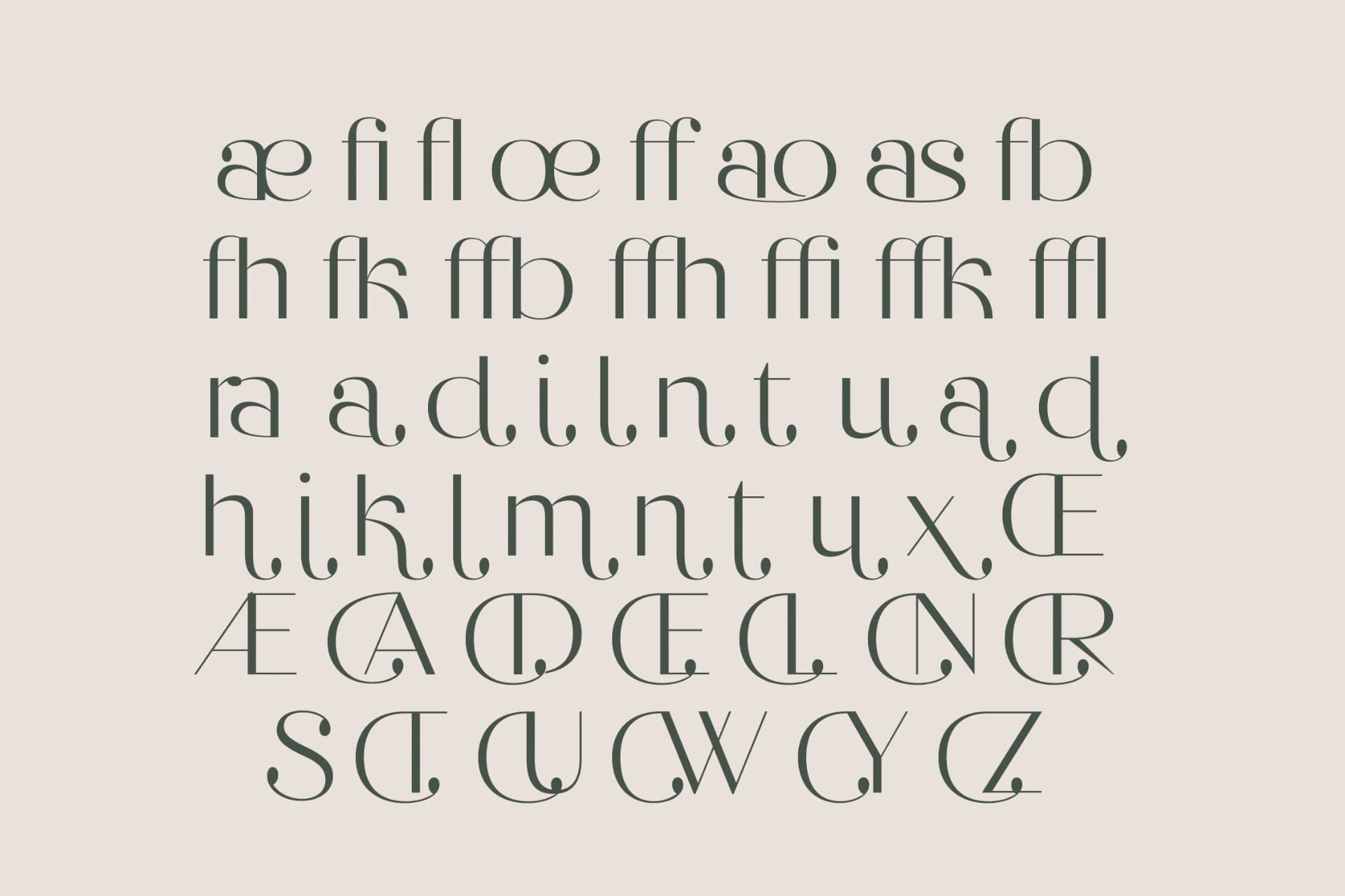 Preview 17 for Raslera - Thin Sans Serif Display
