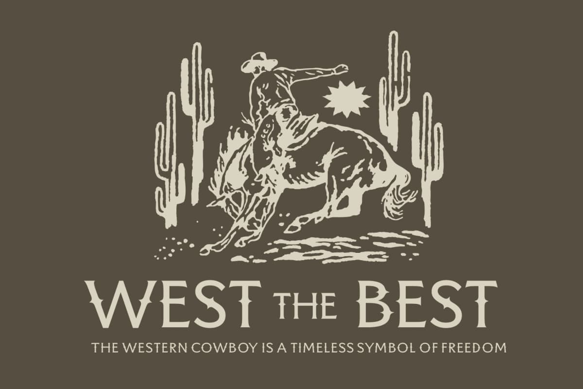Preview 6 for Bufalo Chotten - Western Vintage Font