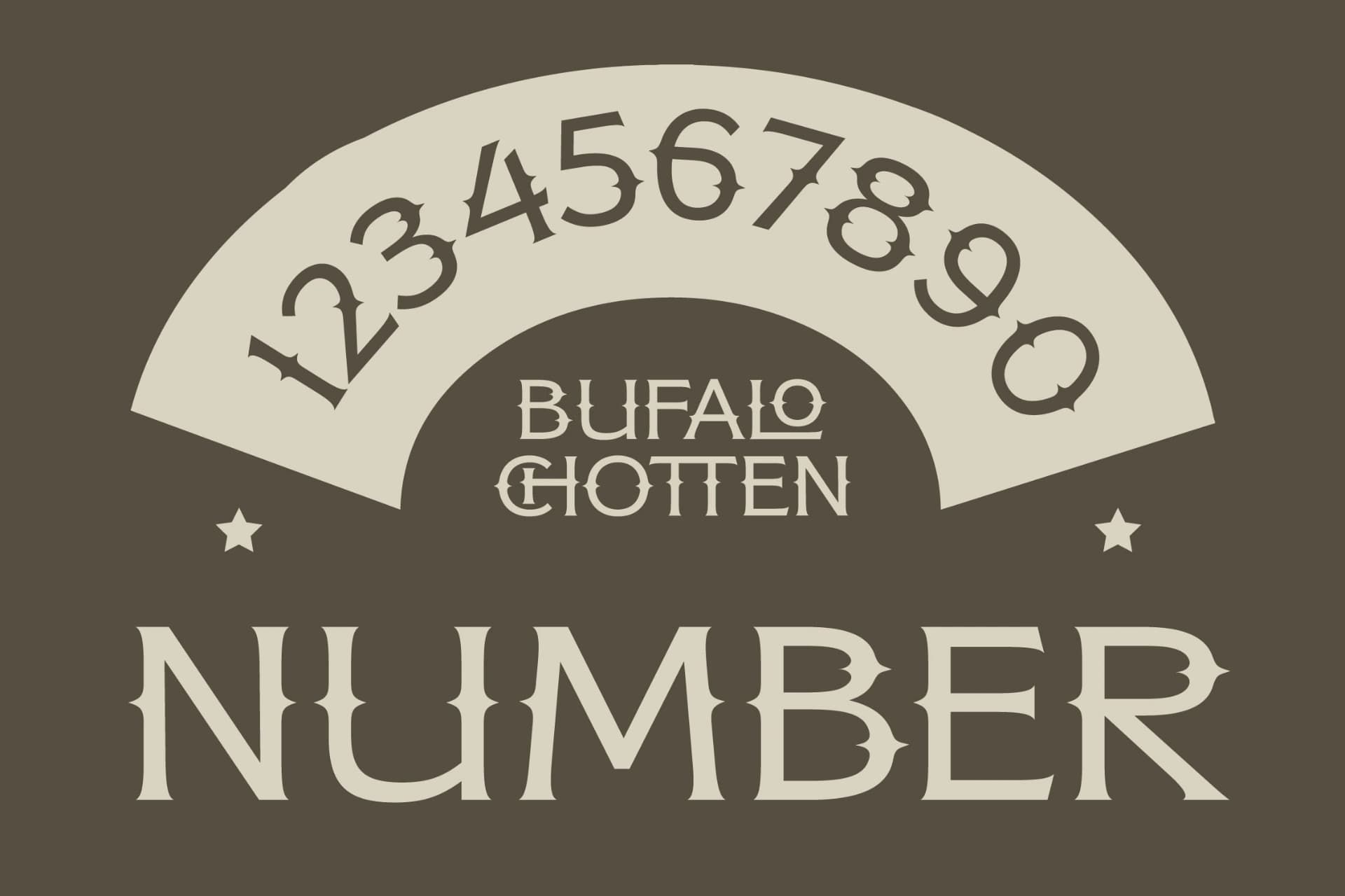 Preview 10 for Bufalo Chotten - Western Vintage Font