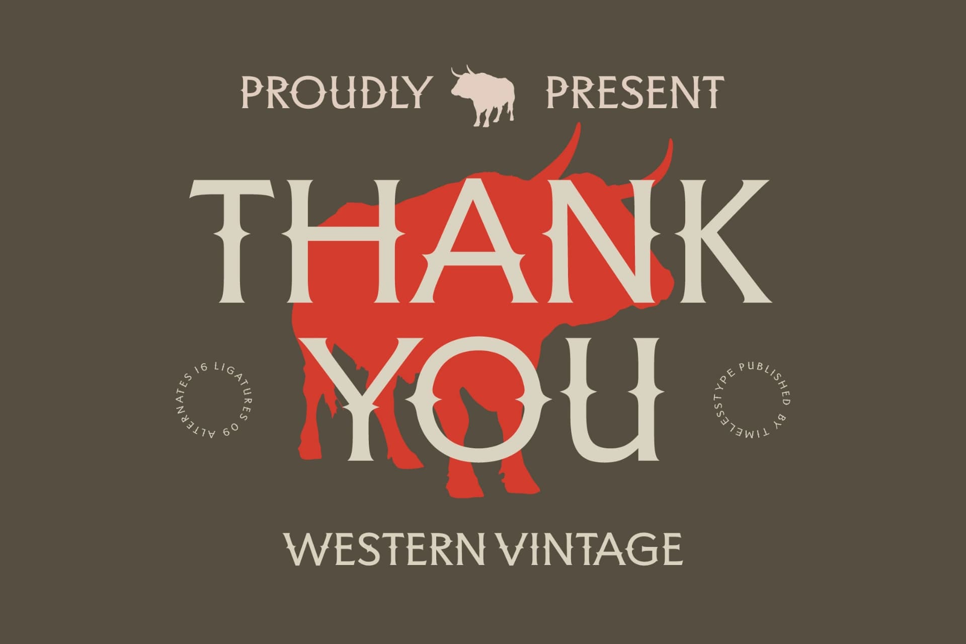 Preview 20 for Bufalo Chotten - Western Vintage Font