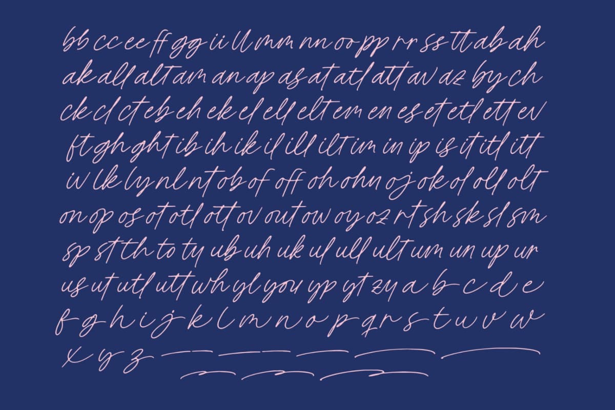 Preview 16 for Buttery Coffee - Casual Script Font