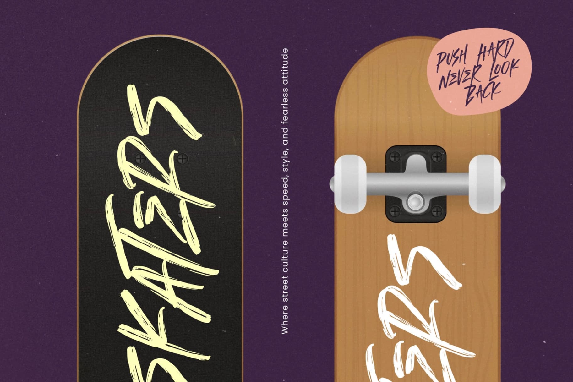 Preview 4 for Demonic Echo - Bold Brush Calligraphy Font