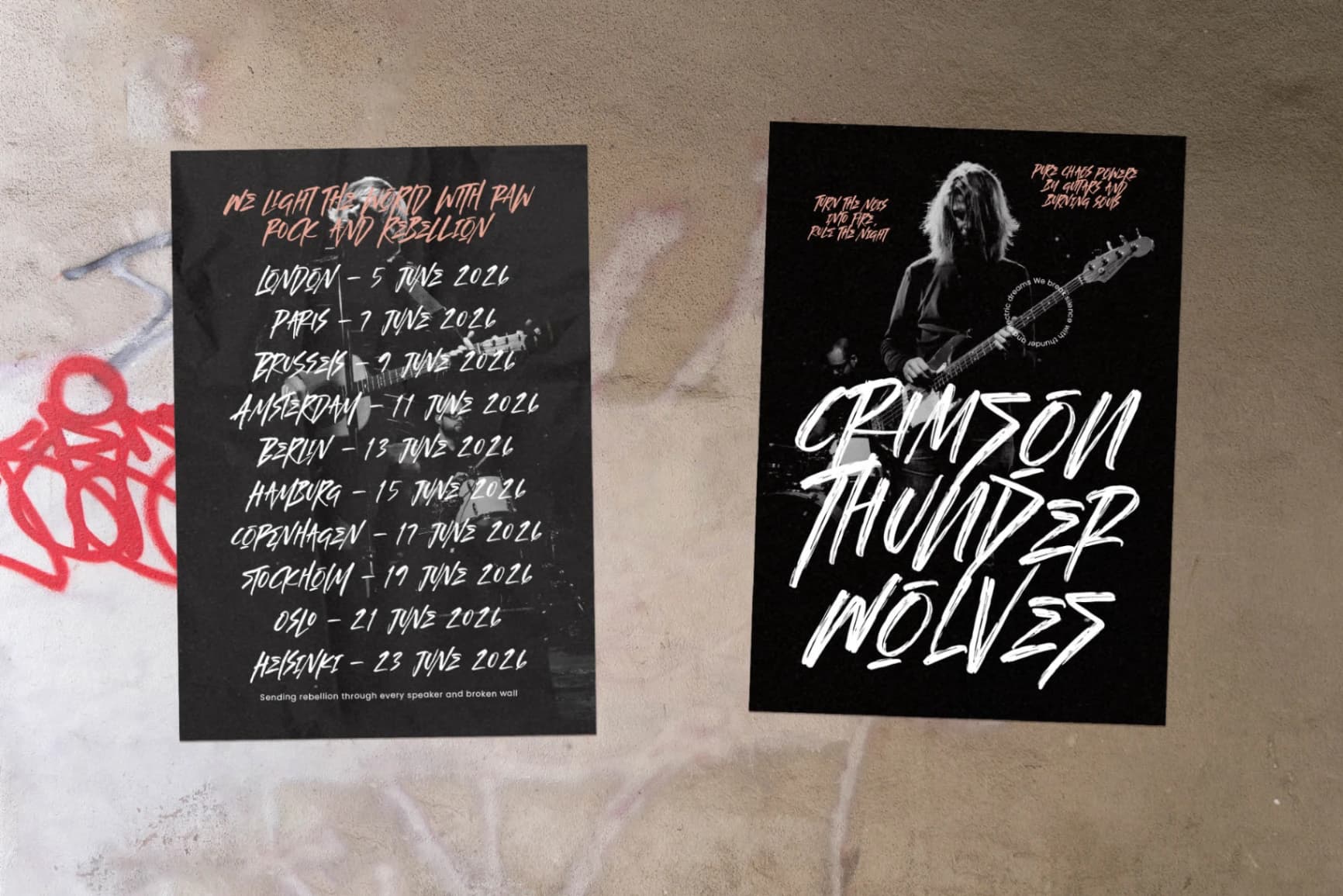 Preview 3 for Demonic Echo - Bold Brush Calligraphy Font