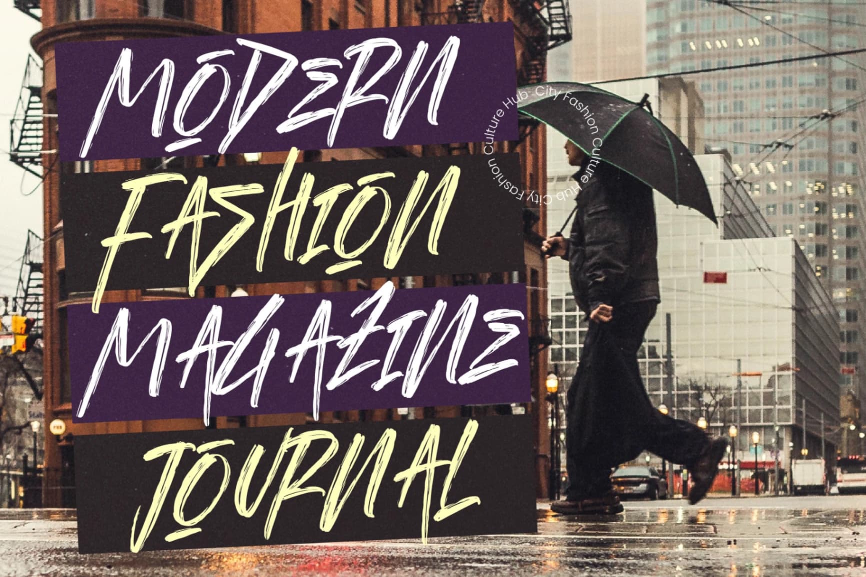 Preview 17 for Demonic Echo - Bold Brush Calligraphy Font