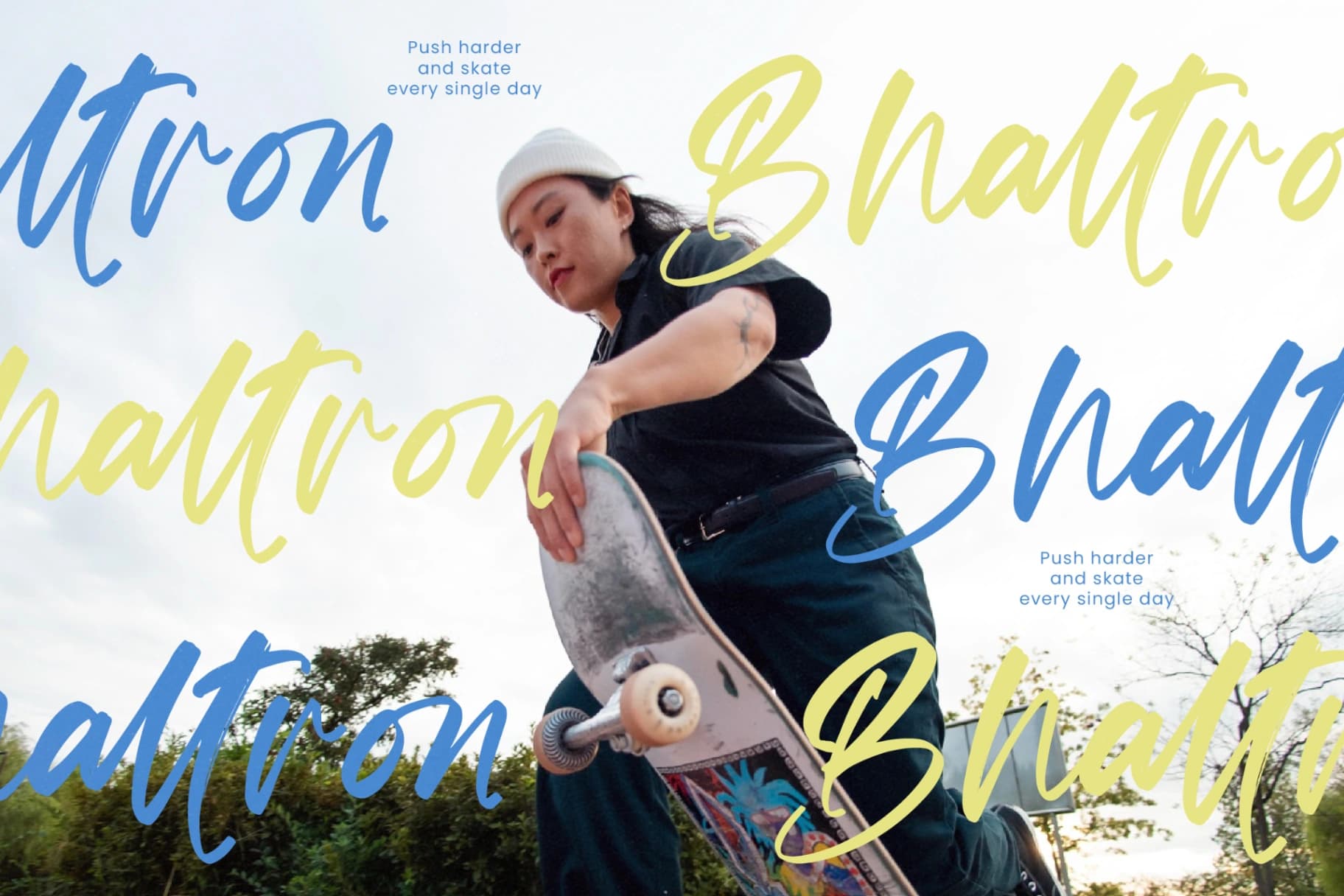Preview 5 for Bhaltron - Modern Brush Handwritten Script