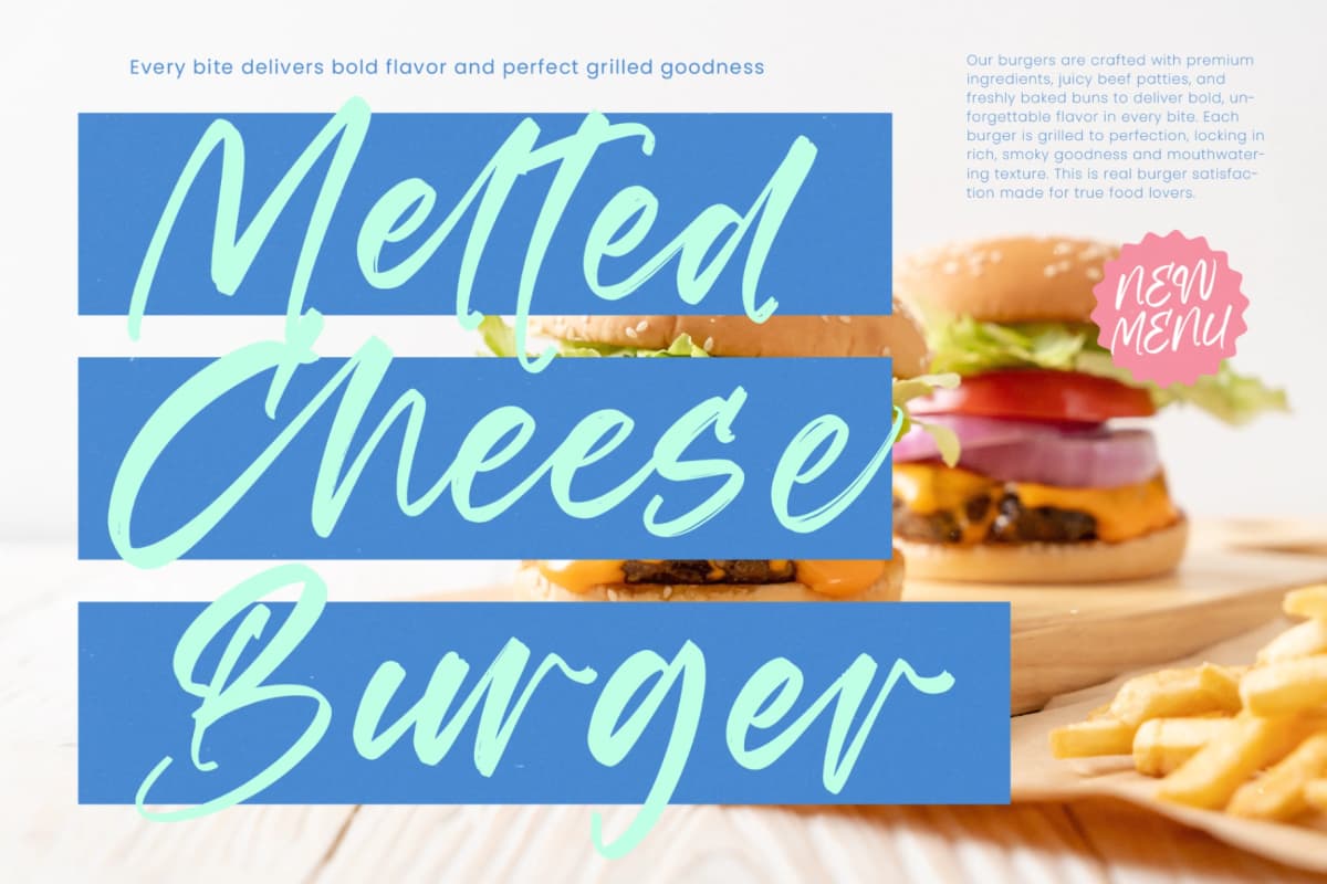 Bhaltron - Modern Brush Handwritten Script font preview 10