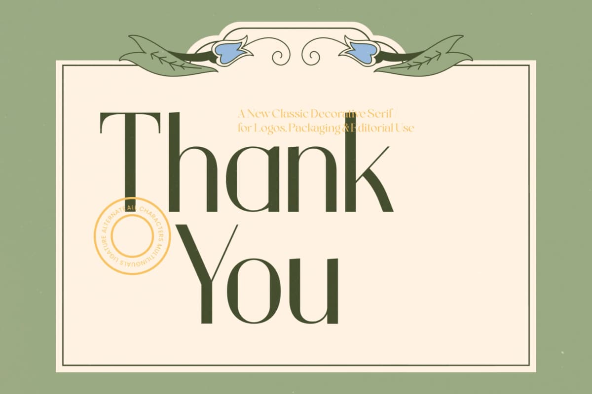 Preview 20 for Magical Qardin - Classic Decorative Serif