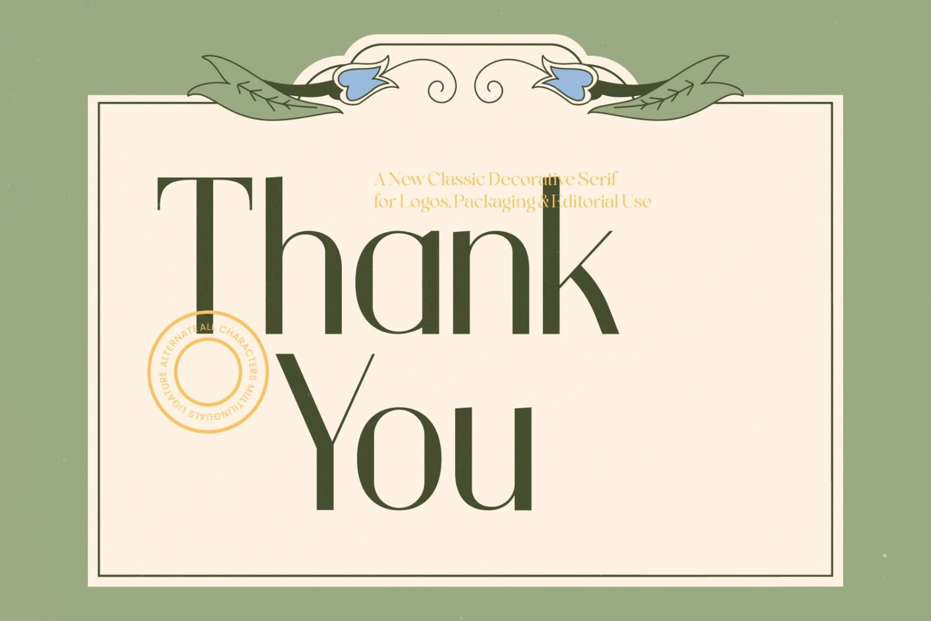Preview 20 for Magical Qardin - Classic Decorative Serif