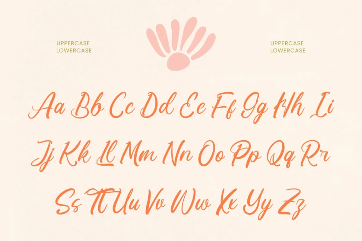 Make Unique – Bold Calligraphy Font font preview 8