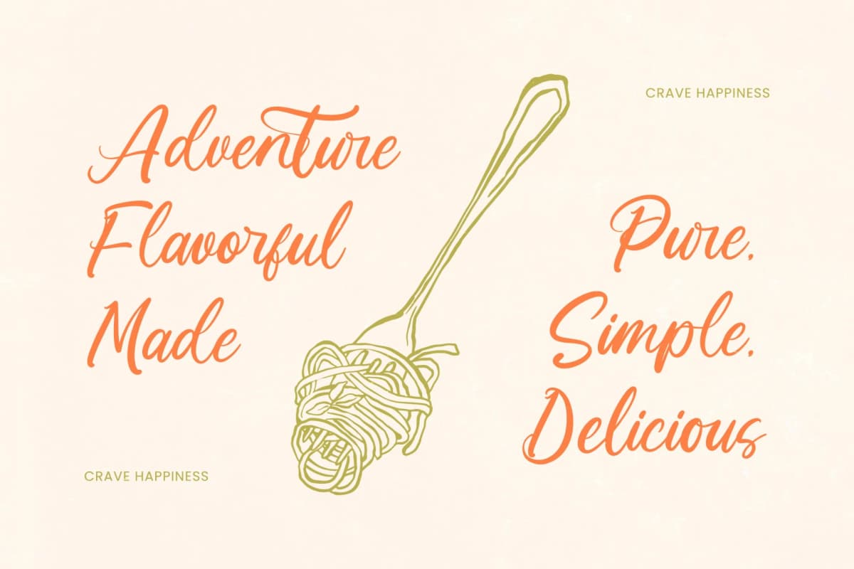 Make Unique – Bold Calligraphy Font font preview 14
