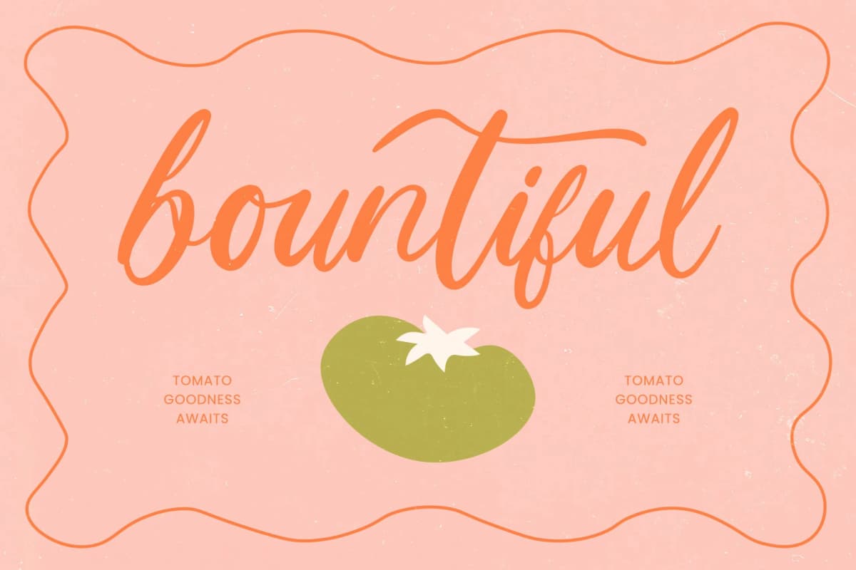 Make Unique – Bold Calligraphy Font font preview 9