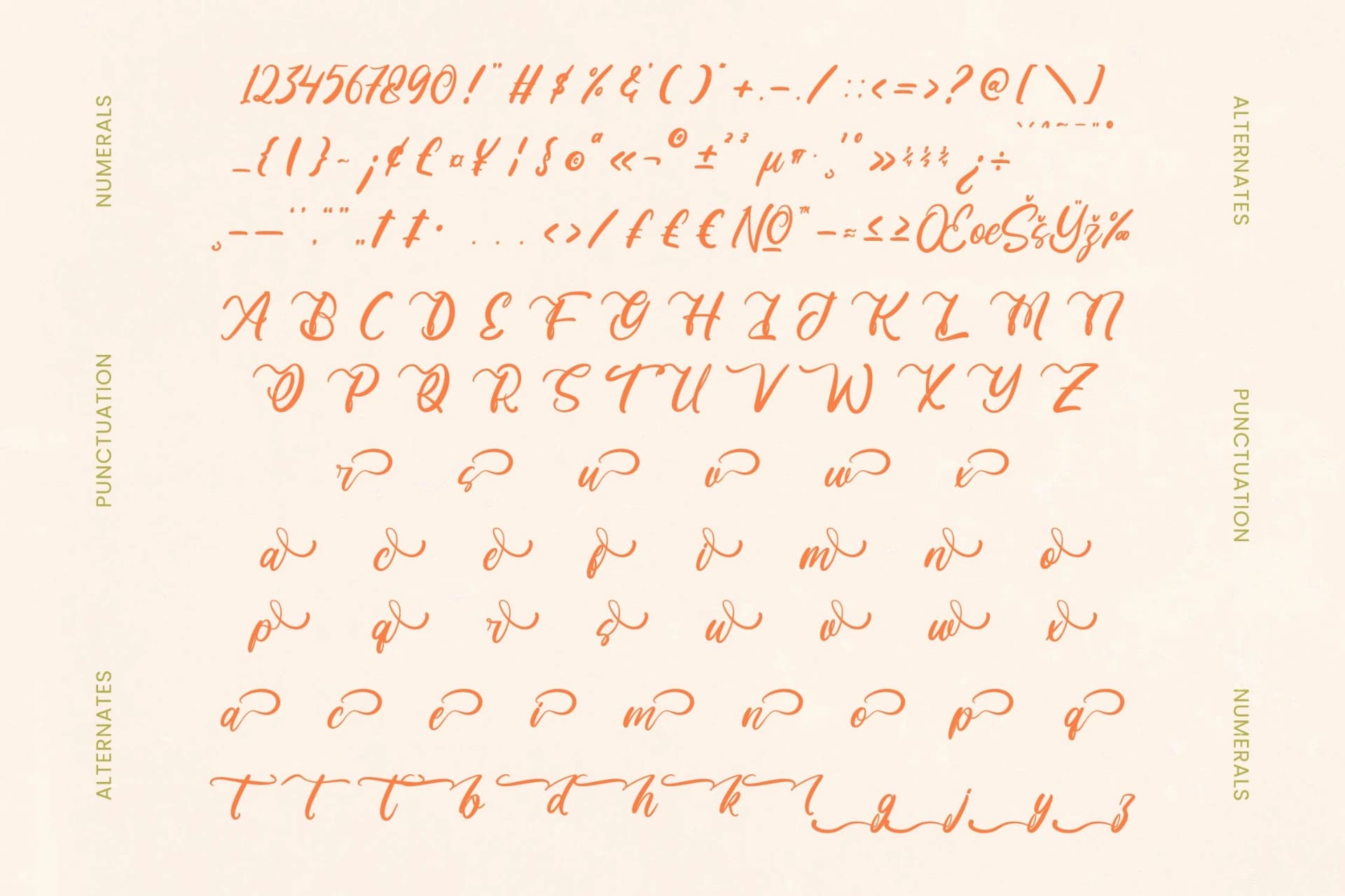 Preview 16 for Make Unique – Bold Calligraphy Font