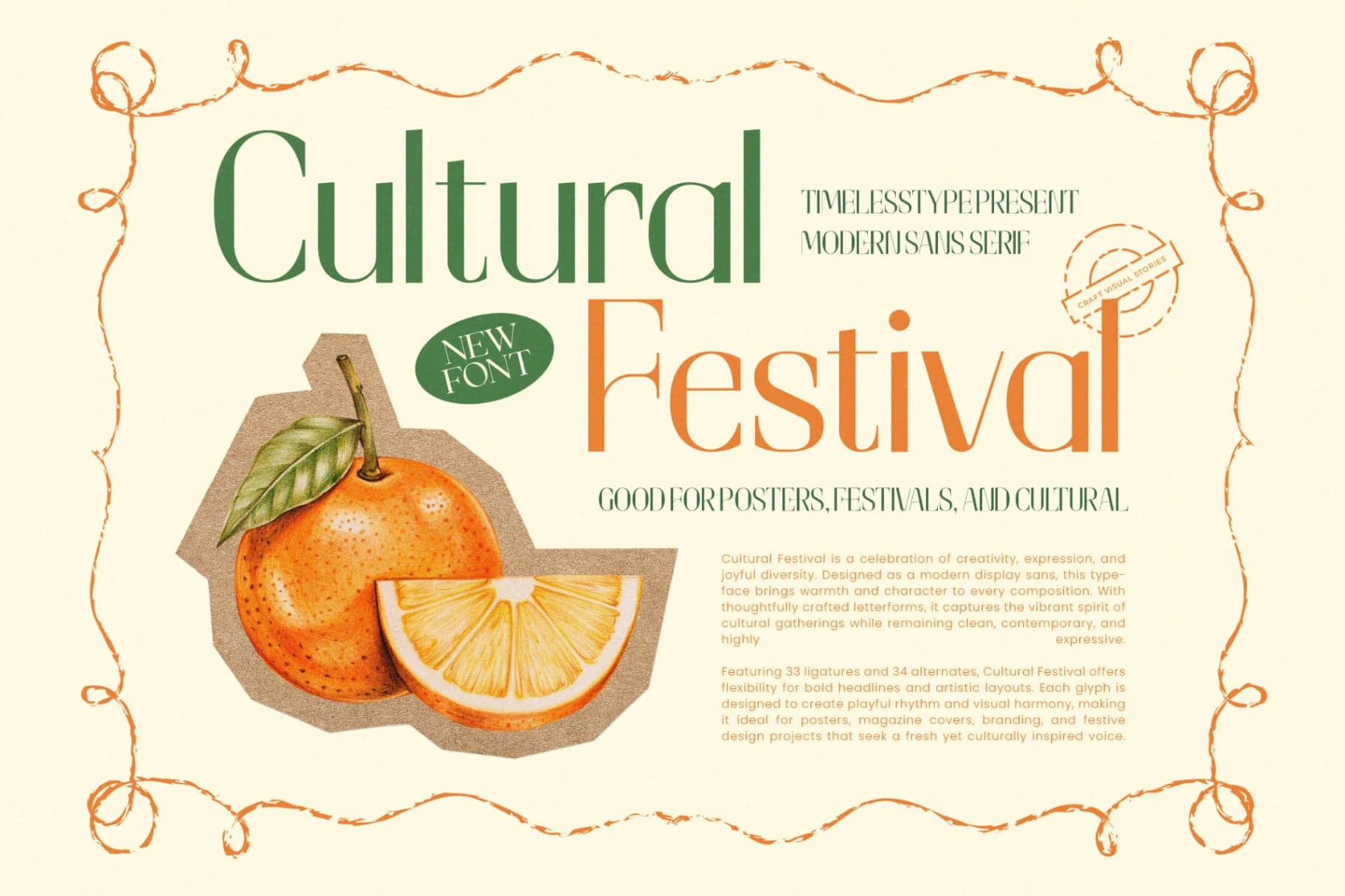 Preview of Cultural Festival - Modern Sans Serif font