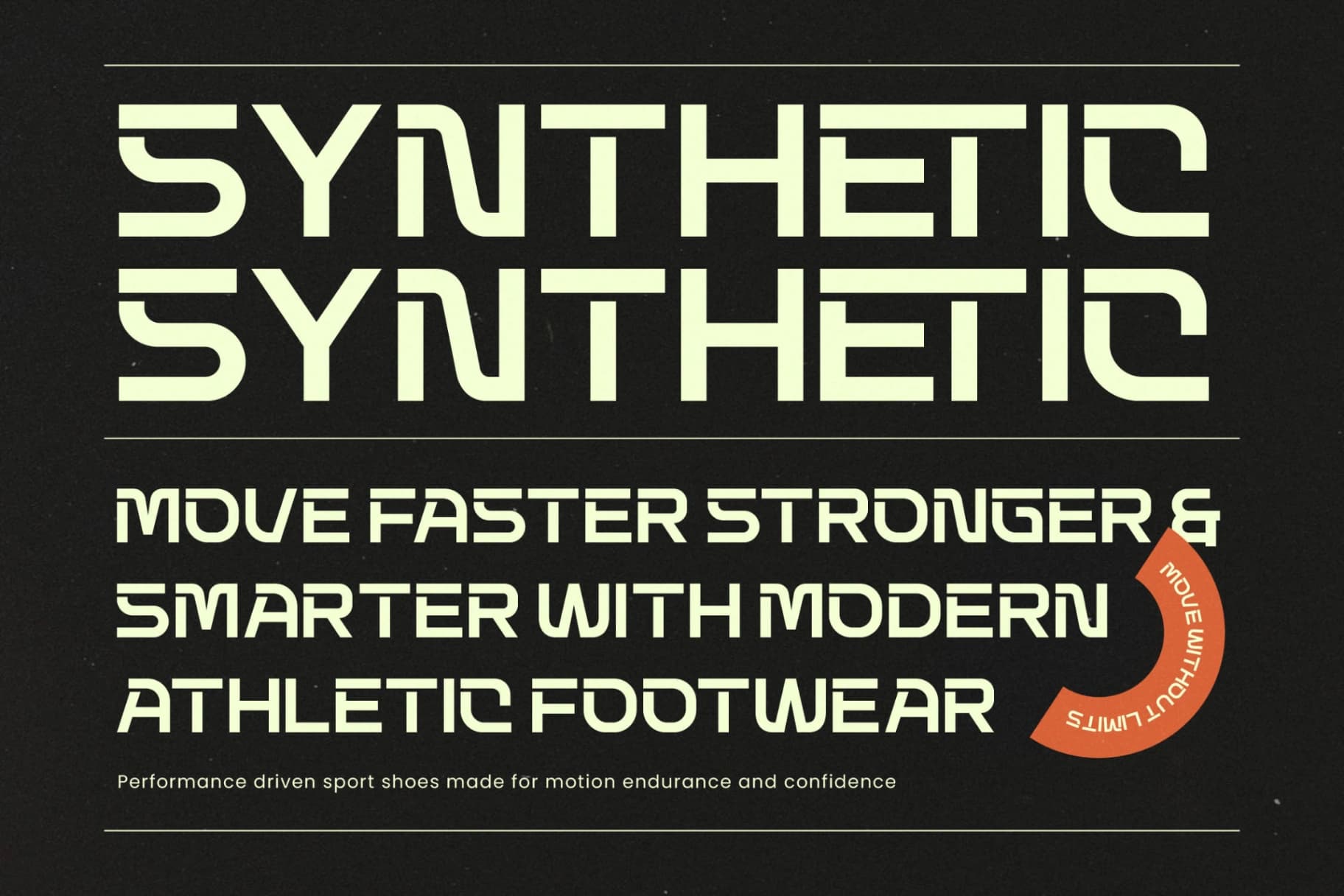 Preview 3 for Techetic Human - Futuristic Sans Serif Display