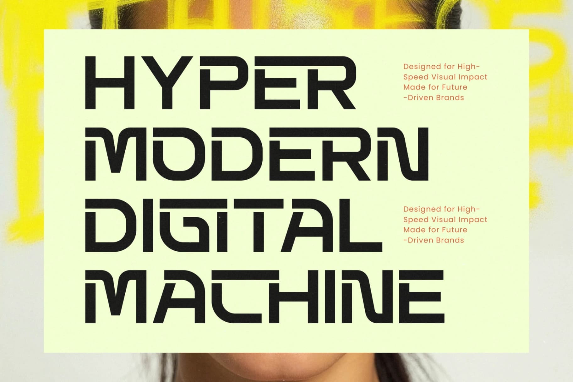 Preview 14 for Techetic Human - Futuristic Sans Serif Display