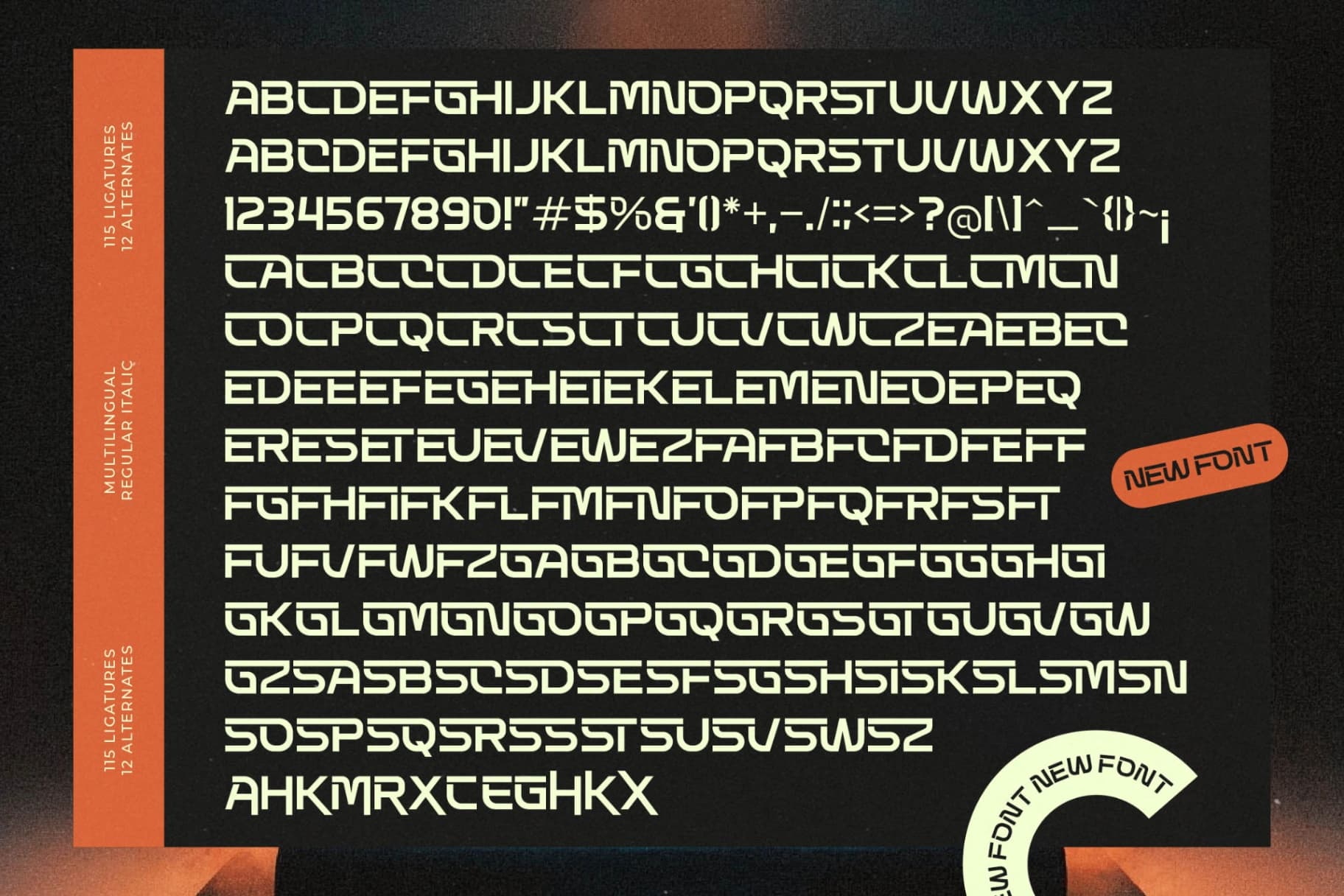 Preview 15 for Techetic Human - Futuristic Sans Serif Display