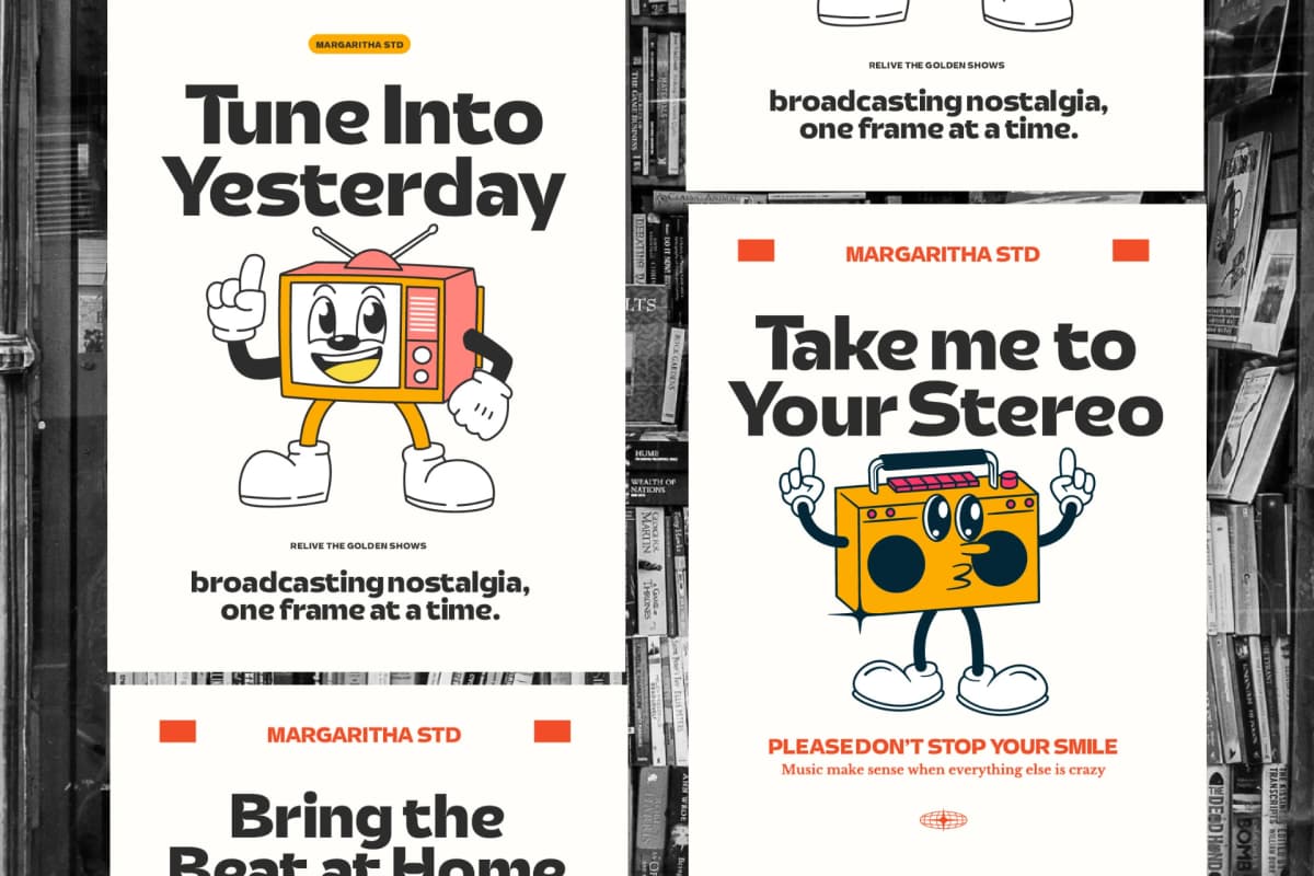 Pastme - Modern Sans Serif Display font preview 8