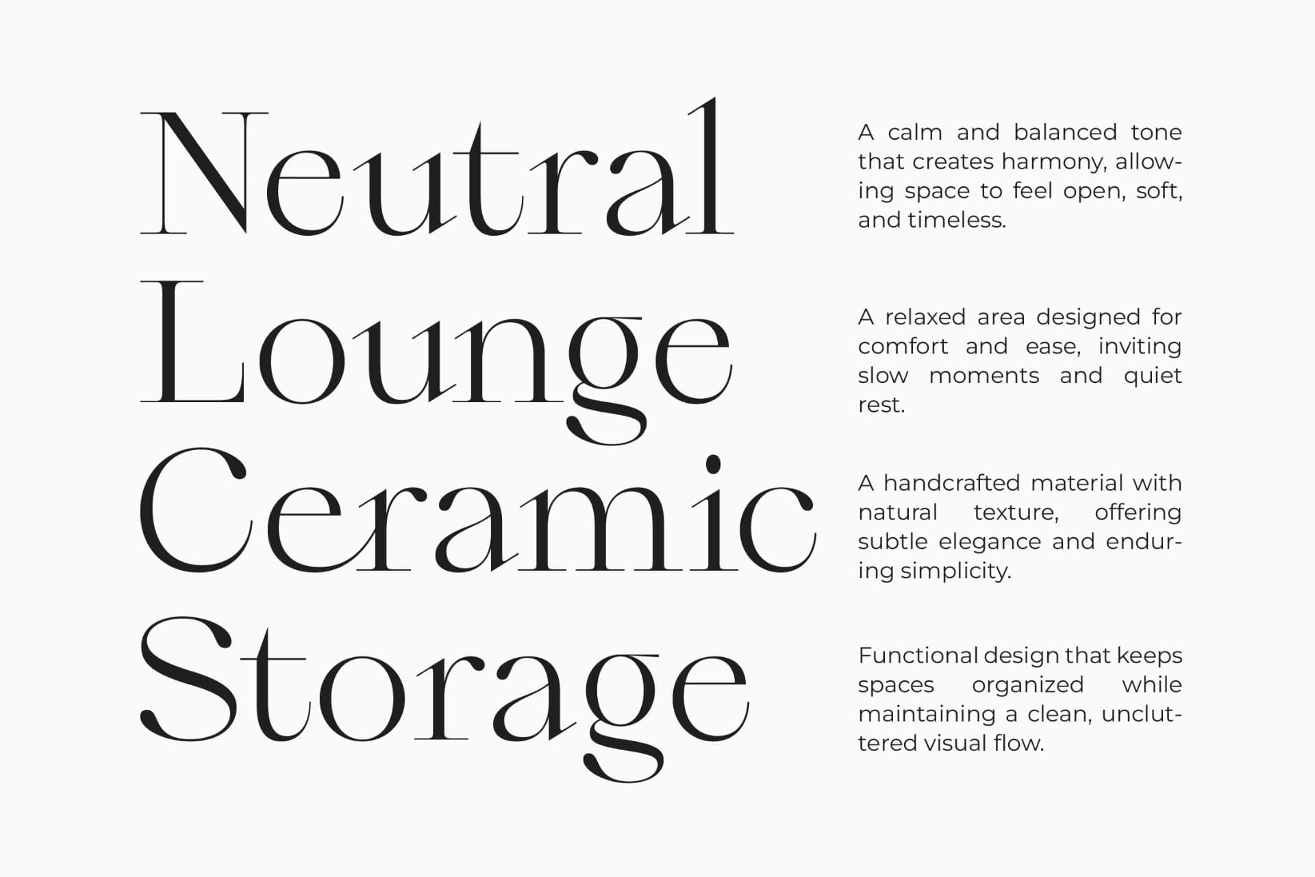 Preview 8 for Qiona - Thin Serif Font