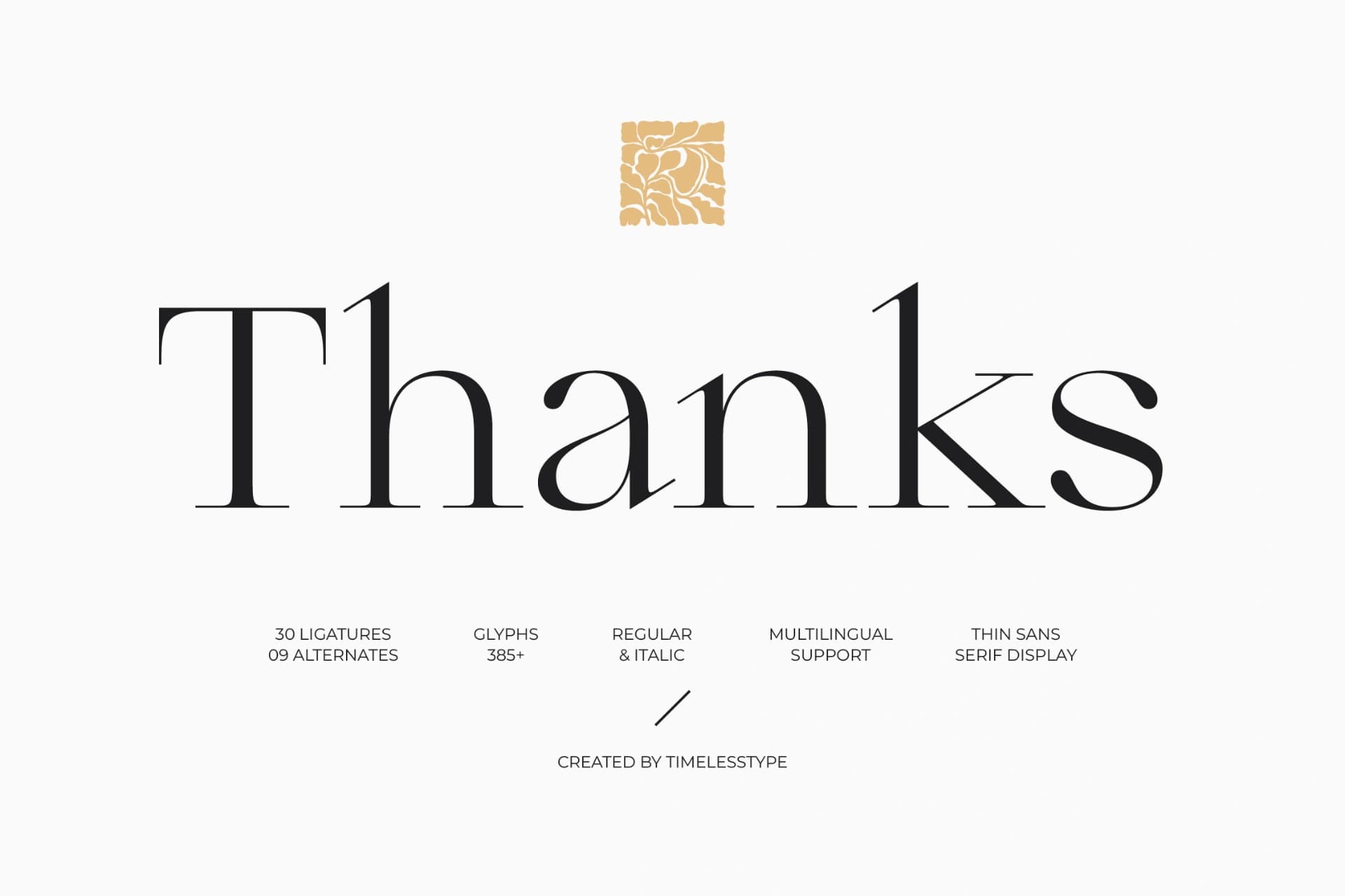 Preview 20 for Qiona - Thin Serif Font
