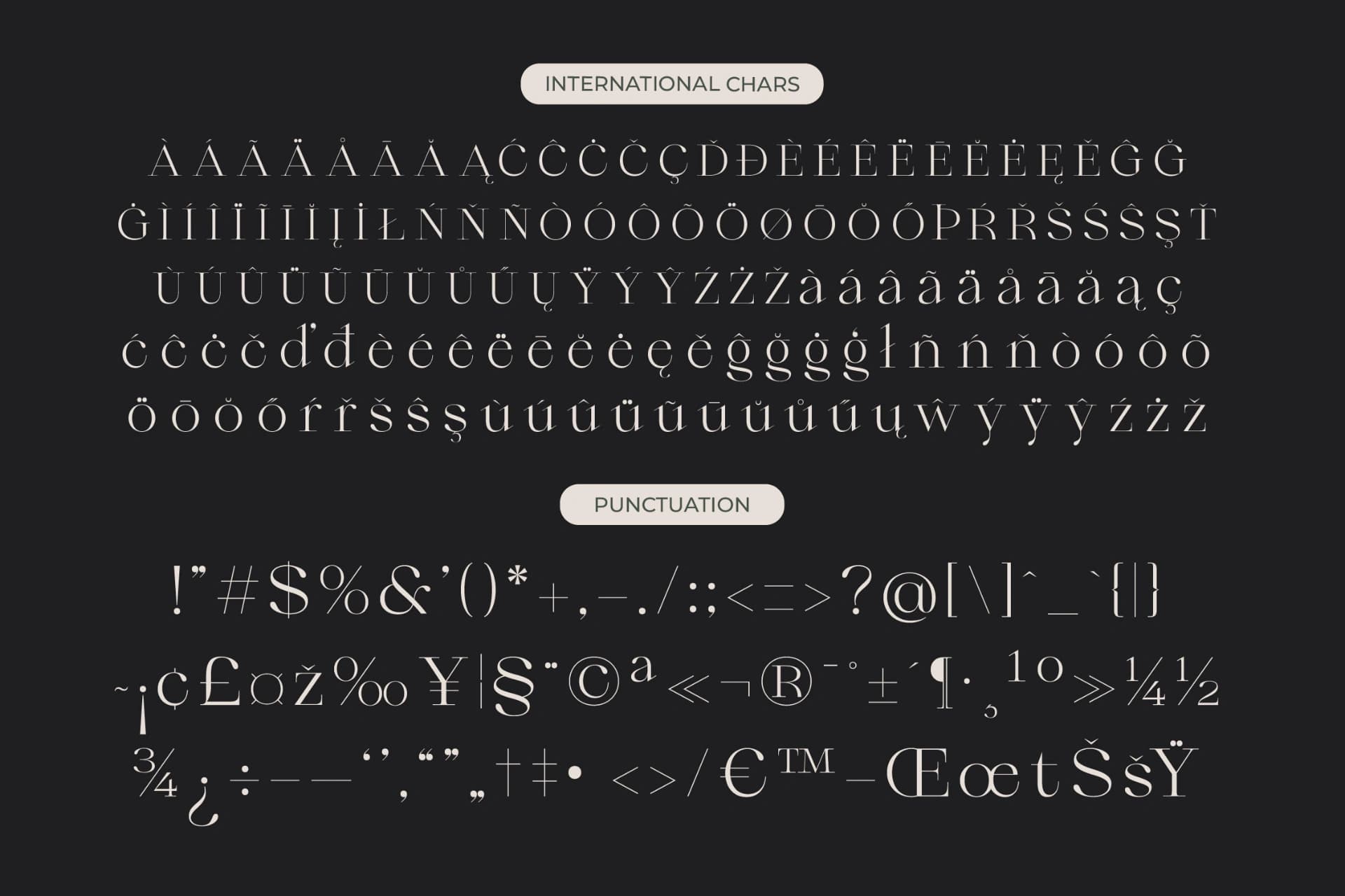 Preview 17 for Qiona - Thin Serif Font