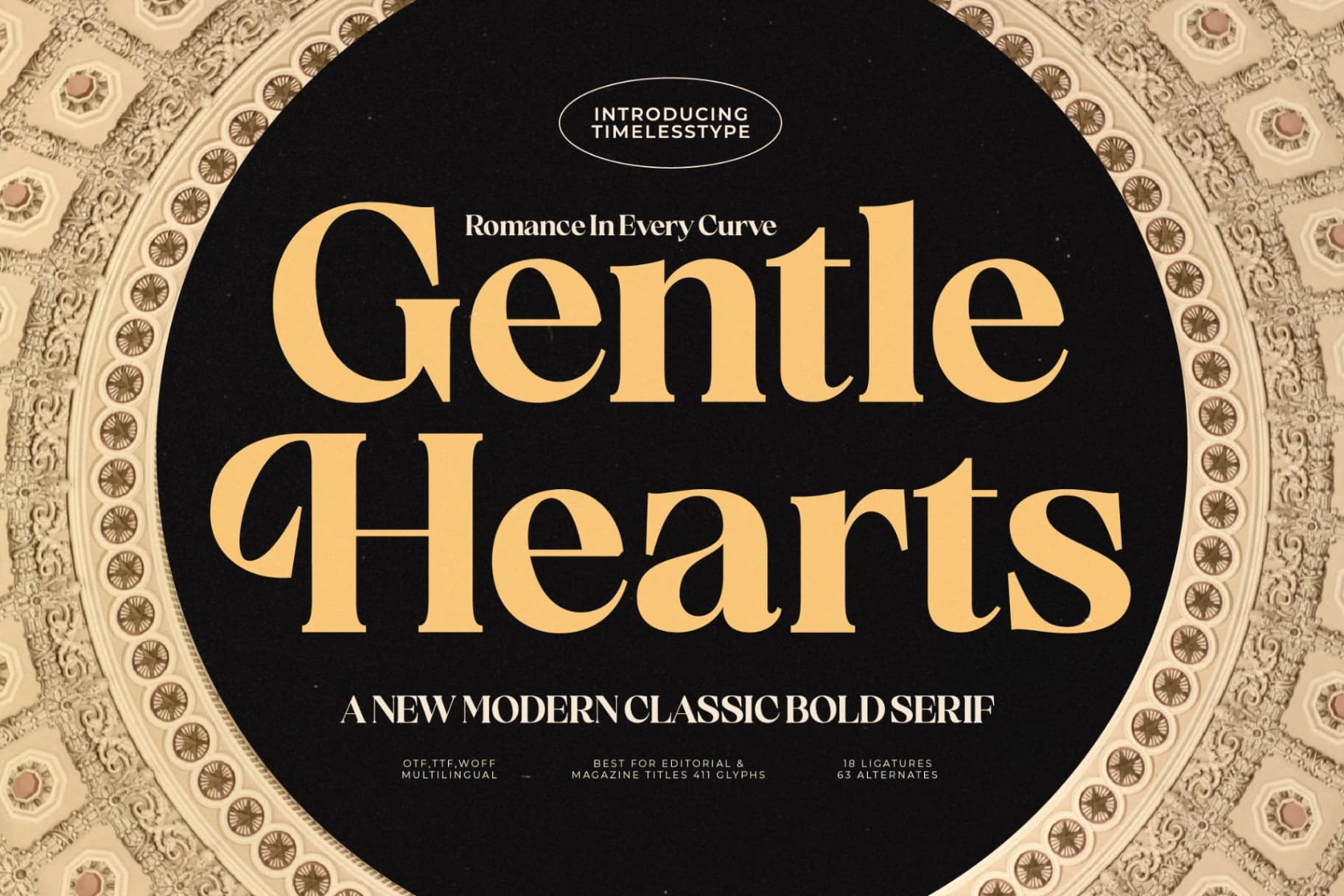 Preview 1 for Gentle Hearts - Modern Classic Bold Serif