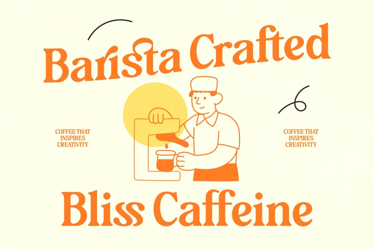 Bakeri - Bold Serif Display font preview 10