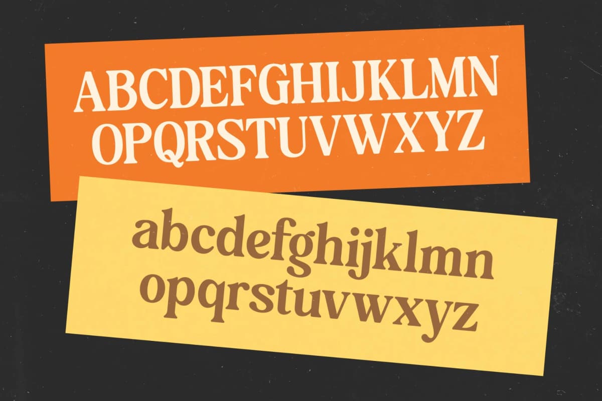 Bakeri - Bold Serif Display font preview 17