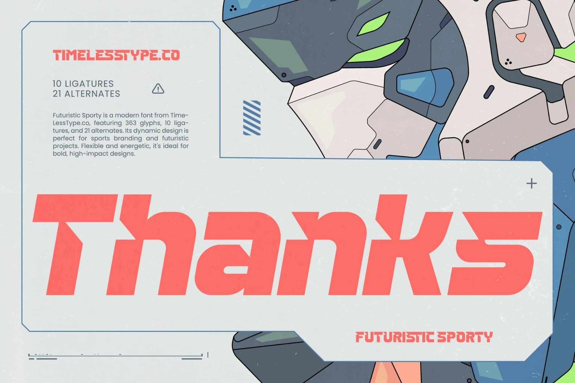Preview 20 for Secline - Futuristic Sporty Font