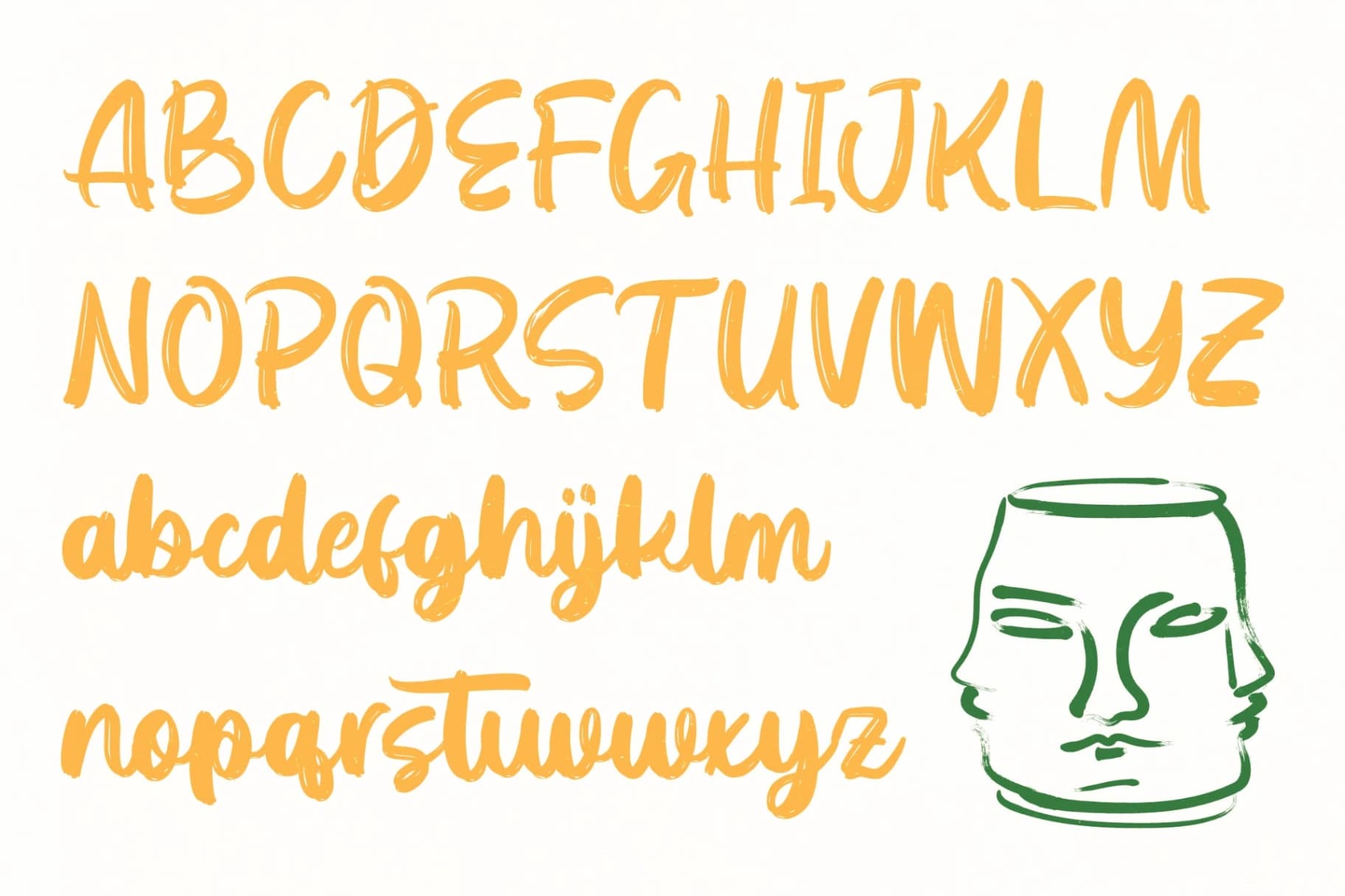 Preview 6 for Solitude Mindful - Bold Brush Font