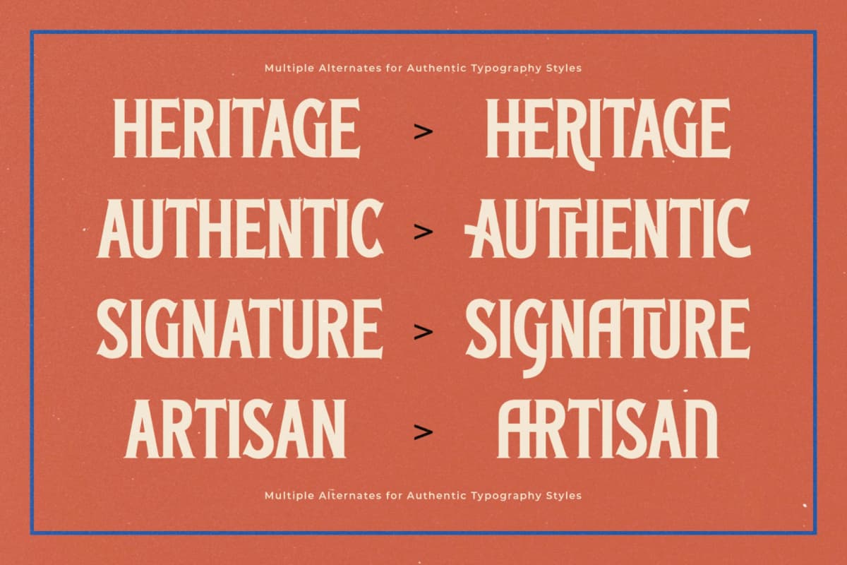 Preview 4 for Badge Americana - Vintage Serif Display